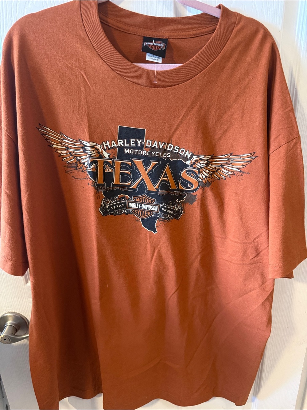 Men’s Harley Davidson Burnt Orange Tee